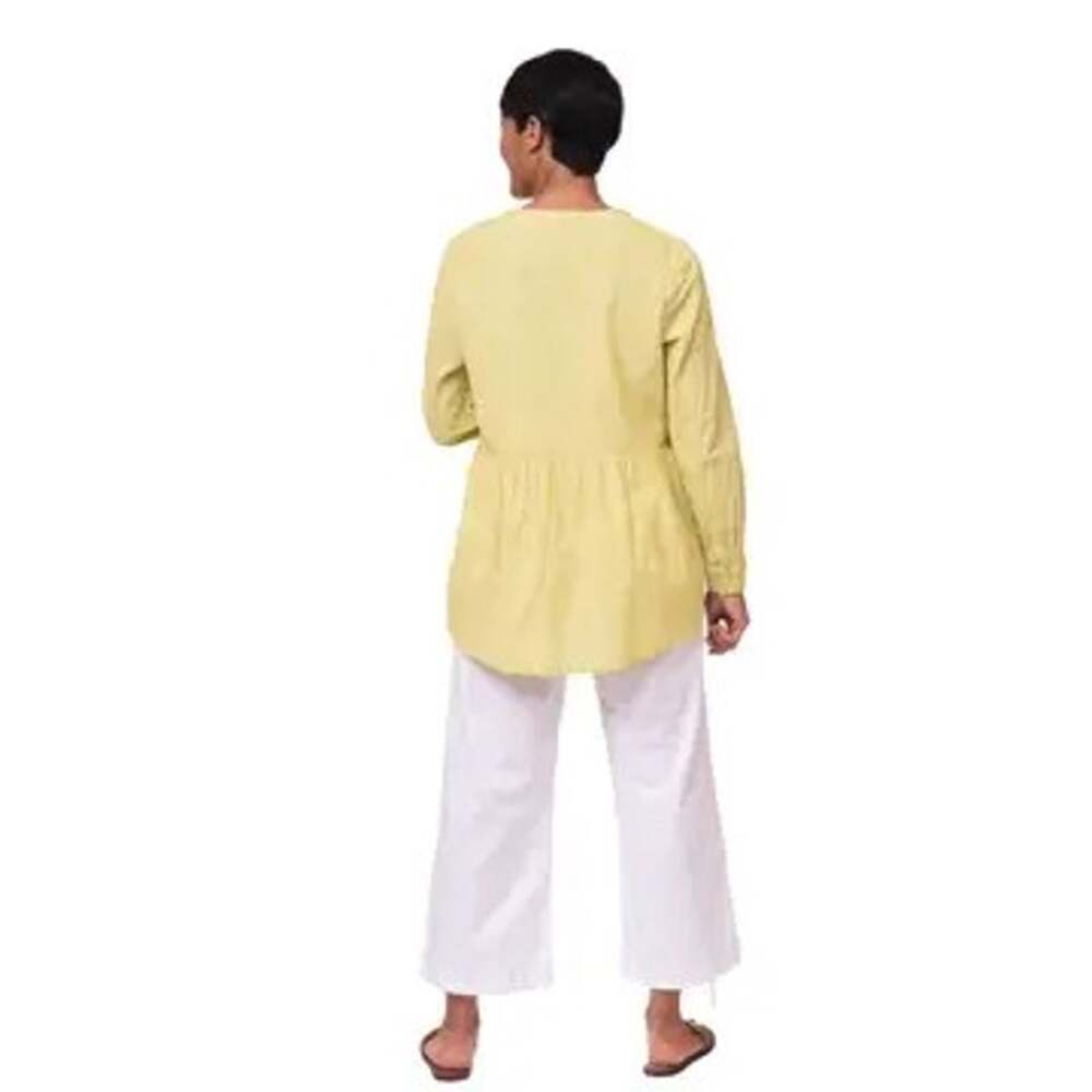 NWT Tulip Clothing White Scooter Pants Cotton Pull On Tapered Ankle Pant XL - Picture 3 of 3